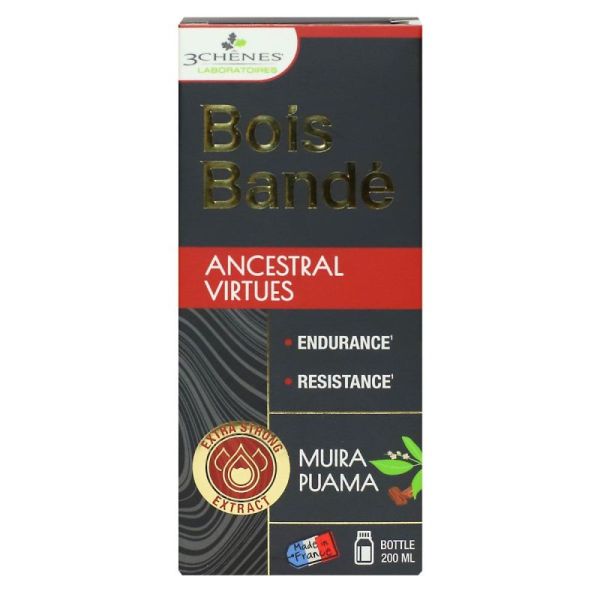 3 Chenes Bois Bandé Solution Buvable Fl/200Ml