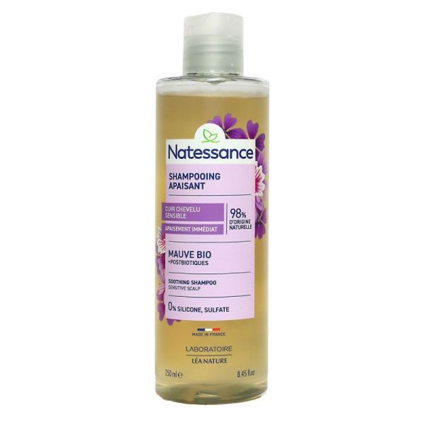 Natessance Mauve Shamp Cuir C Sens Fl/250Ml