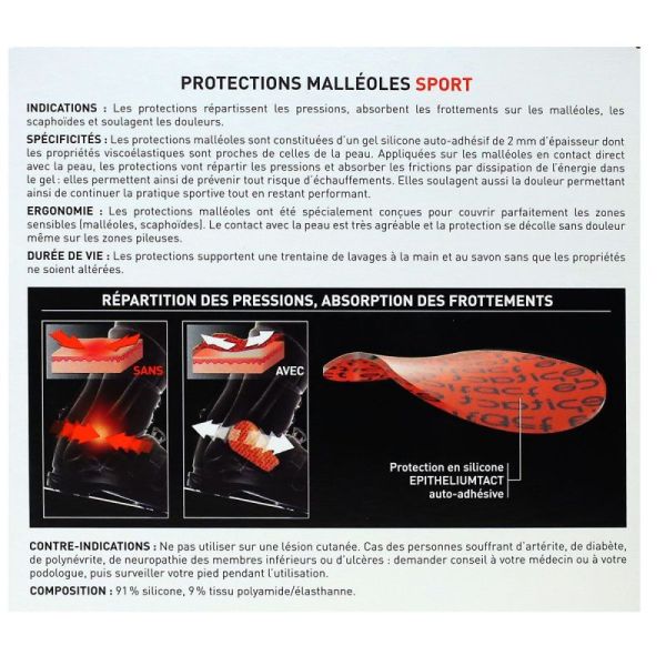 Epitact Sport Protec Malléoles 5X11Cm B/2