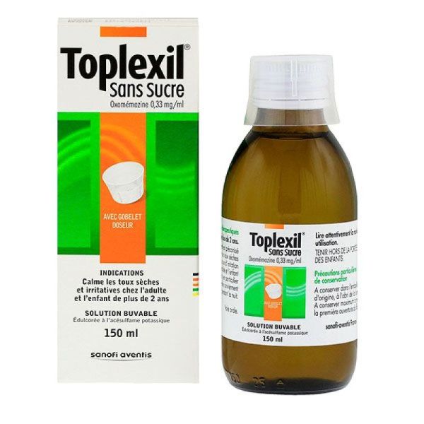 Toplexil 0,33Mg/Ml S Buv Ss Suc Éd Fl/150Ml