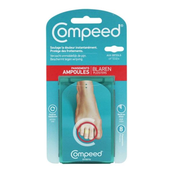 Compeed Ampoules Pans Spécial Orteils B/8