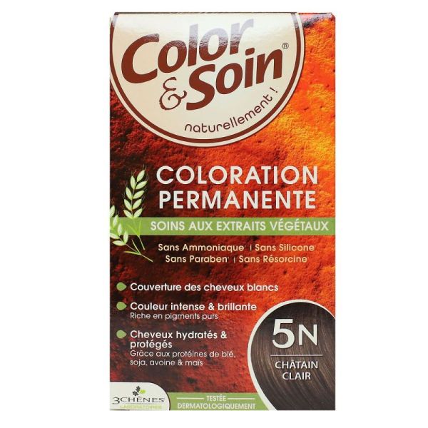 Color&Soin Kit Coloration Perm 5N Chât Clair