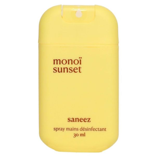 Saneez Spray Désinf Main Monoï Sunset 30Ml