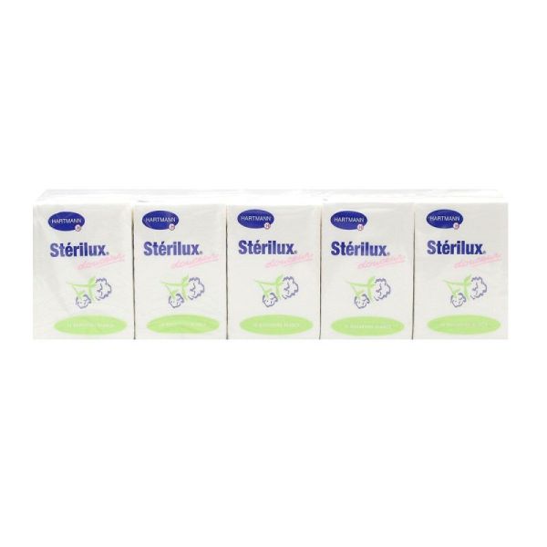 Sterilux Mouchoir Compact Blc 10E/10