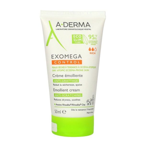 Aderma Exomega Control Crème Émolliente Tube /50Ml