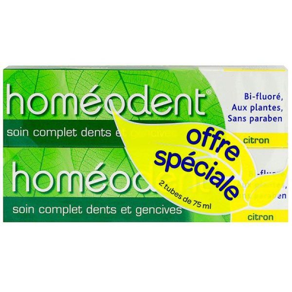 Homeodent Soin Complet Pâte Dtf Citron2/75Mlt