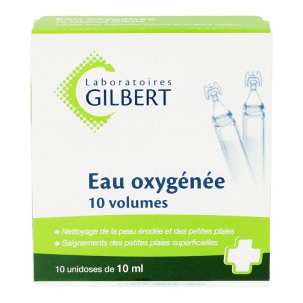 Eau Oxyg Gilb 10Vol S A Cut Unid 10Unid/10Ml