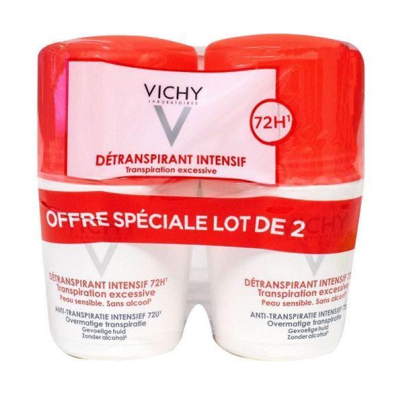 Vichy Détr Intensif 72 H 2Billes/50Ml