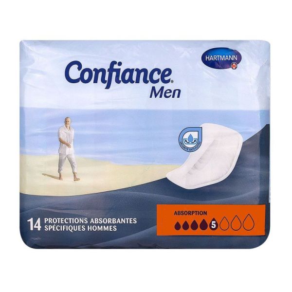 Confiance Men Prot Ana Absorp 5G Paq/14