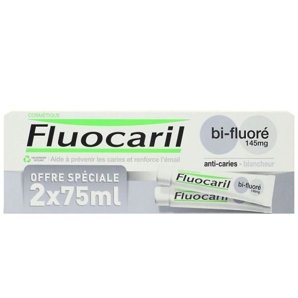 Fluoc Bi-Fluor 145Mg Dentif Blanch 2T/75Ml