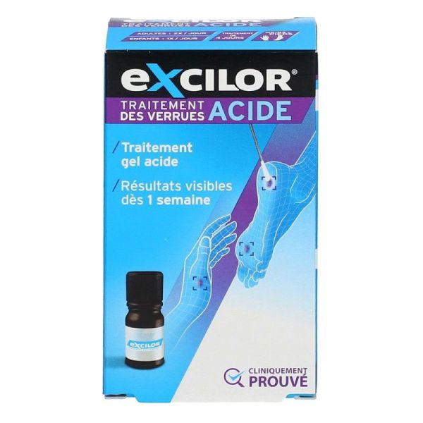 Excilor Verrue Acide Sol Fl/4Ml