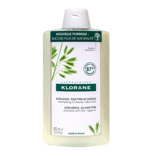 Klorane Capill Shamp Avoine Bio Fl/400Ml