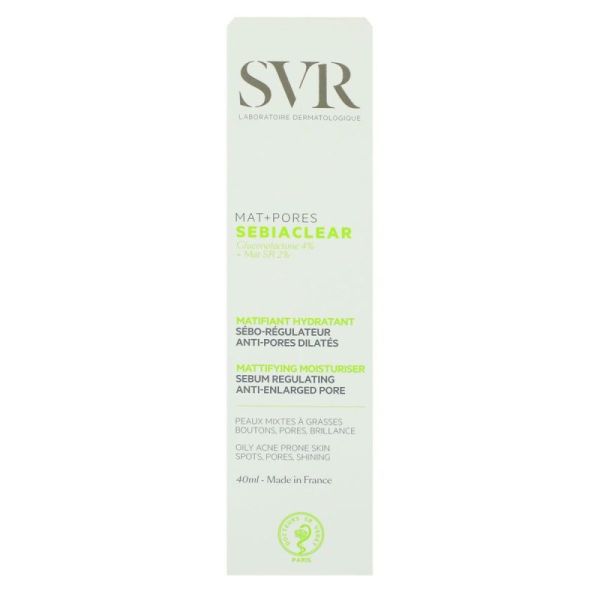 Svr Sebiaclear Mat+Pores Cr Matif T/40Ml