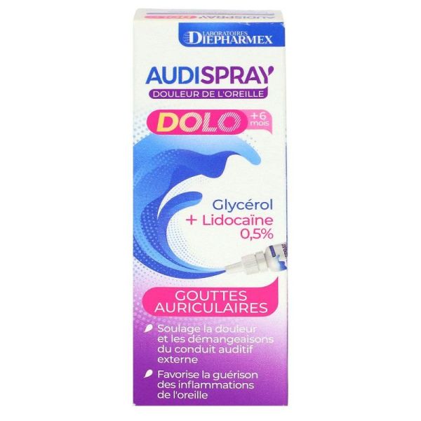 Audispray Dolo G Aur + 6 ansFl/7G