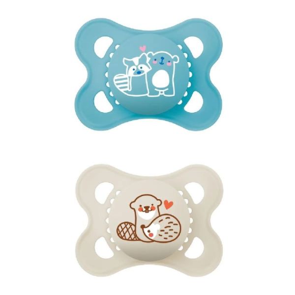 Mam Origin Sucette Silic 2-6M Nat B/2