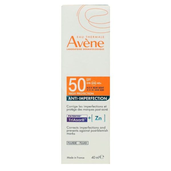 Avene Solaire Anti-Imp Spf50 Emul Flde 40Ml