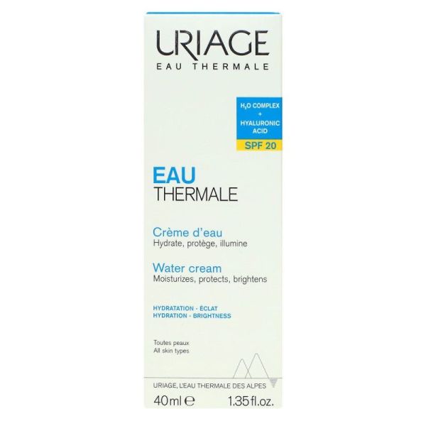 Uriage Eau Therm Spf20 Cr D'eau Légère 40Ml