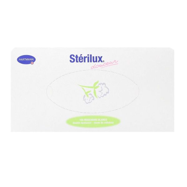 Sterilux Mouchoir Blanc B/100