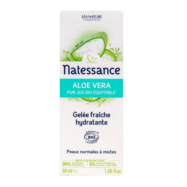 Natessance Aloe V Bio Gelée Fraîch Hyd 50Ml