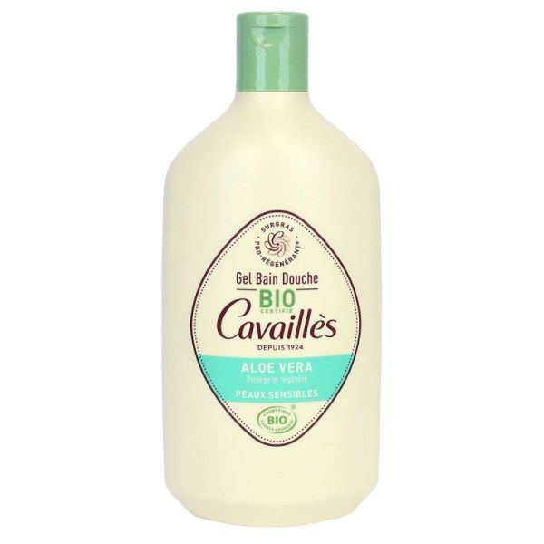 Cavailles Gel Bain Dche Aloé V Bio 400Ml
