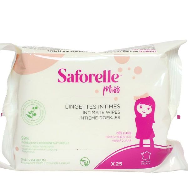 Saforelle Miss Ling Intime Biodégradable 25
