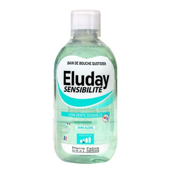 Eluday Sensibilite Bain Bch Fl/500Ml+Gobelet