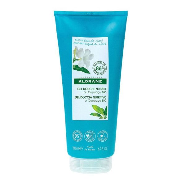 Klorane Soins Corps Gel Dche Eau Tiar 200Ml