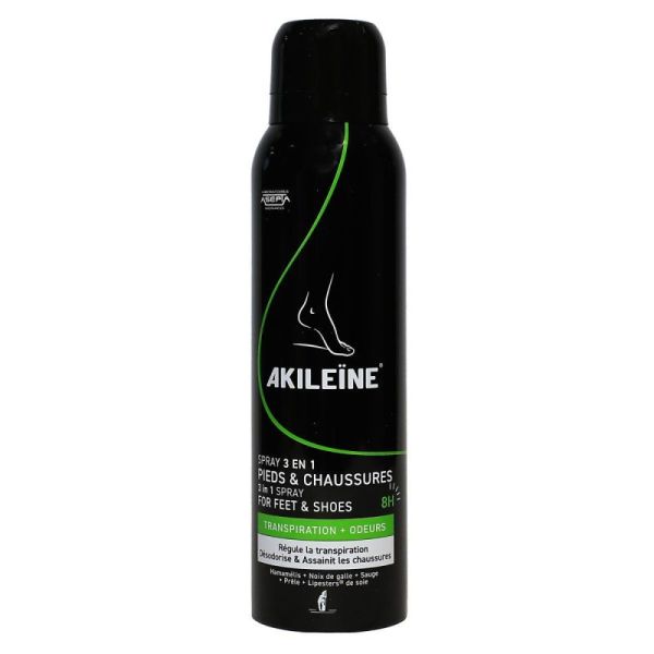 Akileine Soins Verts Spray 3En1 Aér/150Ml