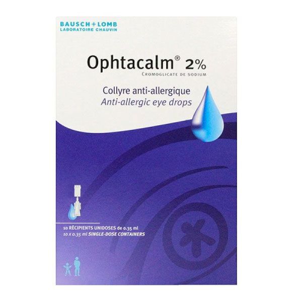 Ophtacalm 2% Collyr S Unidose 10Unid/0,35Ml