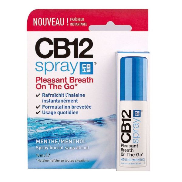 Cb 12 Spray Haleine Fraîche Fl/15Ml