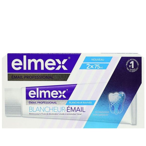 Elmex Blancheur Email Pro Pâte Dtf 2T/75Ml