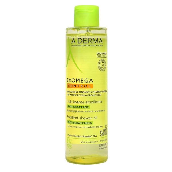 Aderma Exomega Control Huile Lavante Émolliente 200Ml