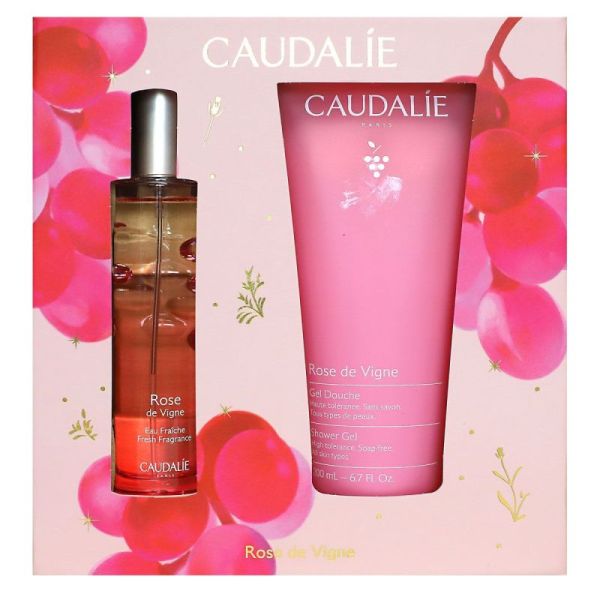 Caudalie Coffr Rose Vignes Noël 2025