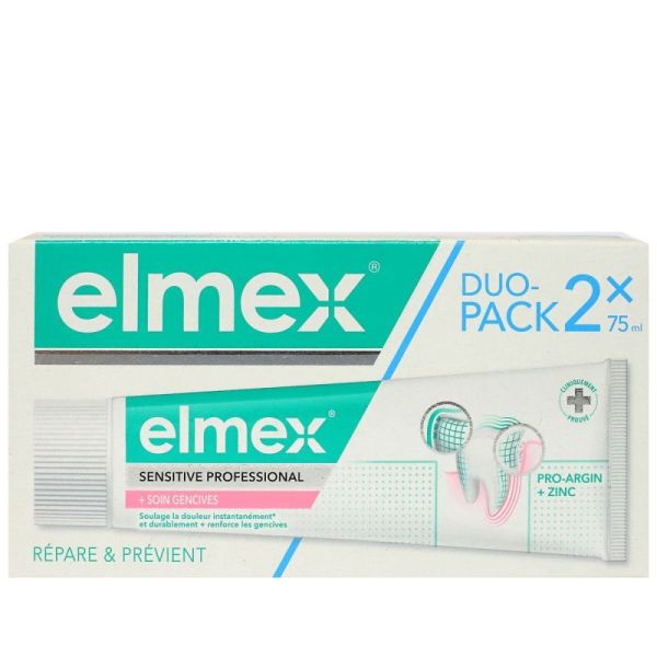 Elmex Sensitive Profess Pâte Soin Genc 2/75Ml