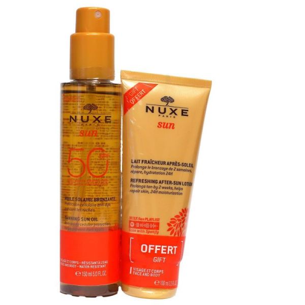 Nuxe Sun Spf50 Hle Bronz Vis Corp 150Ml+Lait