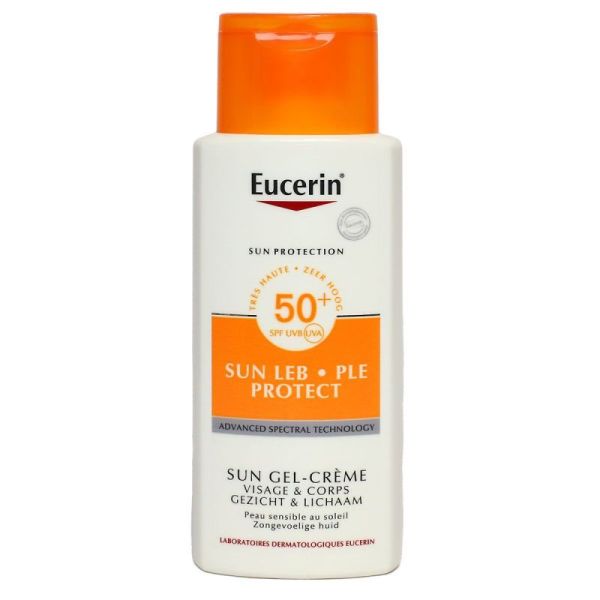 Eucerin Sun Leb Protect Spf50+ Cr Gel 150Ml