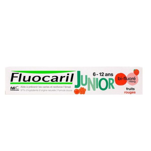 Fluoc Junior Dentif Frt Rge 6-12Ans T/75Ml