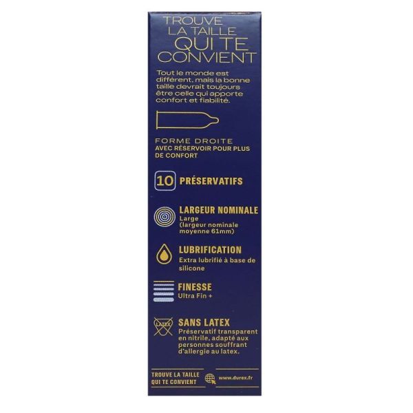 Durex Intensity Préserv Xl B/10