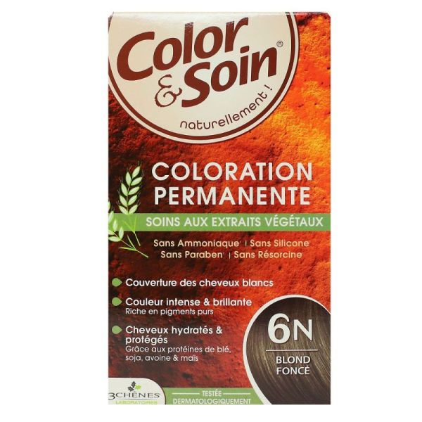 Color&Soin Kit Coloration Perm 6N Blond Foncé
