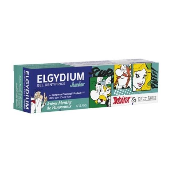 Elgydium Junior Asterix Pâte Dtf Ment Dc 50Ml