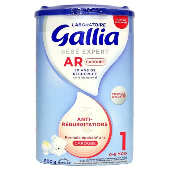 Gallia Bb Exp Ar1 Caroube Lait Pdr B/800G
