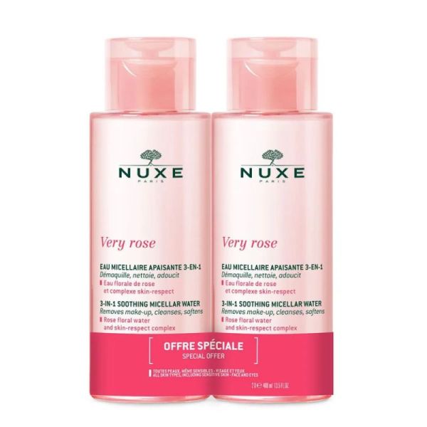 Nuxe Very Rose Eau Micellaire Ap 3En1 2/400Ml