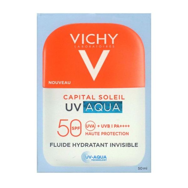 Vichy Capital Sol Uv Aqua Fluid Spf50 50Ml