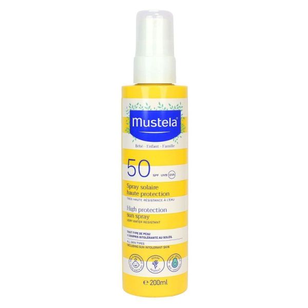 Mustela Solaire Spf50+ Spray Sol Famill 200Ml