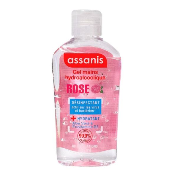 Assanis Pocket Gel Hydroalcool Rose Fl/80Ml