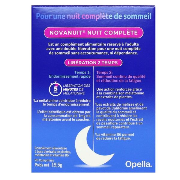 Novanuit Nuit Complete Cpr B/20
