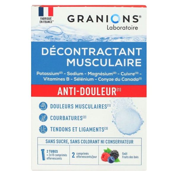 Granions Decontract Muscul Cpr Eff B/20