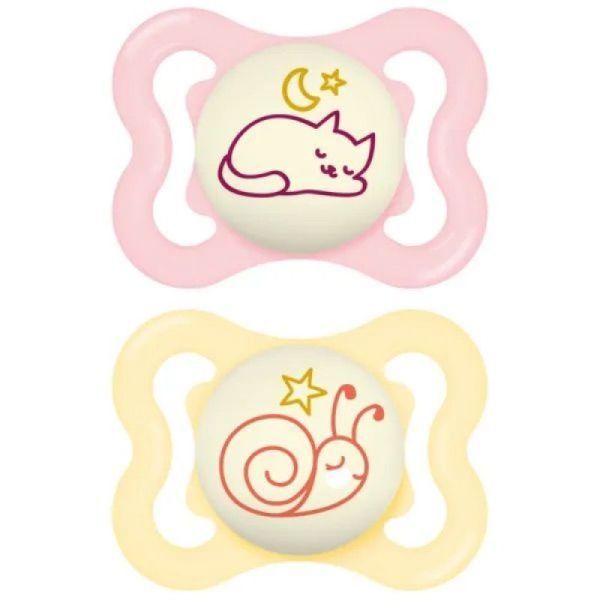 Mam Supreme Sucette Silic 2-6M Nuit B/2