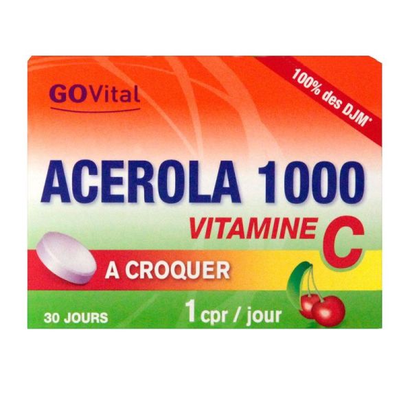Alvityl Acerola 1000 Vit C Cpr Croq B/30
