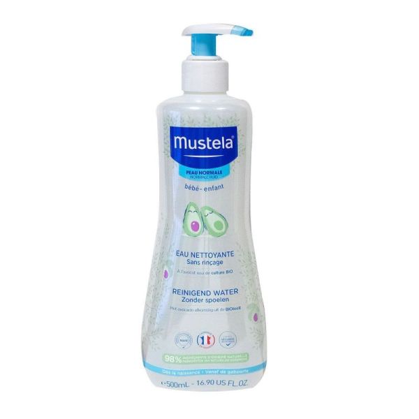 Mustela Bb Enf Eau Nettoy Ss Rinç Avoc 500Ml
